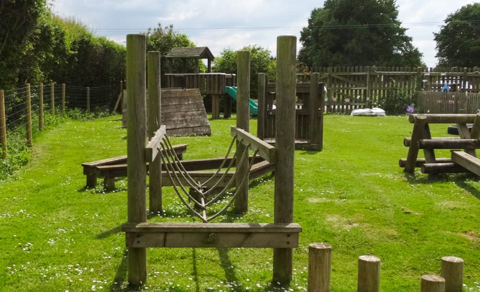 Photo of outdoor field at Longscroft nursery